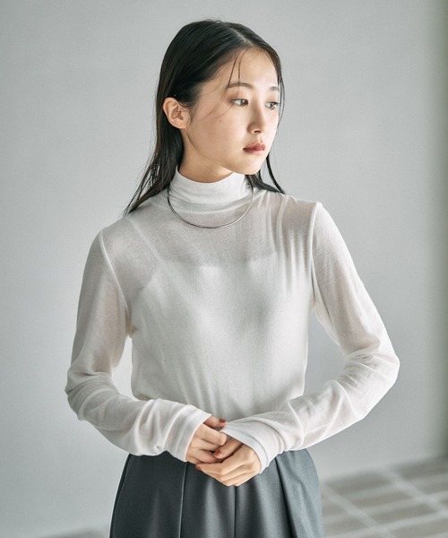 LEPSIM（レプシィム） tシャツ テンセル混タートル 145367 レディース