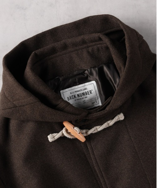BACK NUMBER ダッフルコート　ネイビー　クリーニング済み BACK NUMBER ダッフルコート コート 「BACK NUMBER」メルトン