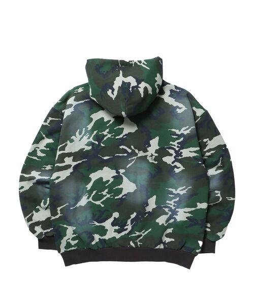 パーカー ＊新色追加「SEQUENZ（シークエンズ）」LOGO APPLIQUE ZIP HOODIE / フェード フルジップ オーバーサイズ ヴィ | SEQUENZE | 26