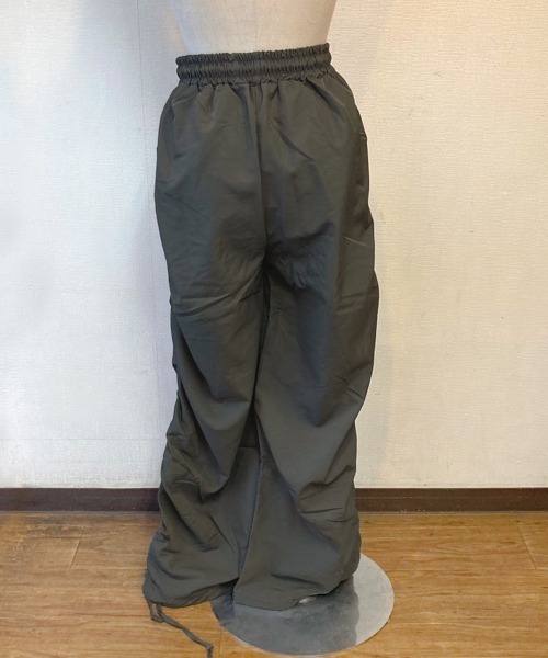 パンツ サイドギャザーナイロンパンツ レディース : ZOZOTOWN