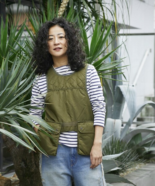Freada ベスト　未使用 Freada ベスト ジレ Freada/フリーダ ミリタリー エプロン