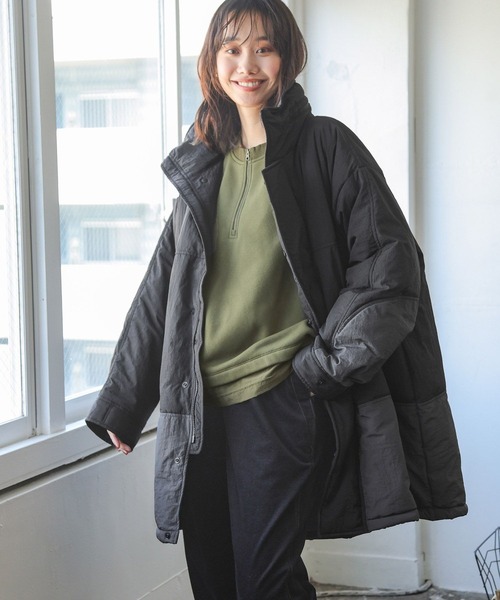 niko and…（ニコアンド） コート MEDIUM ブラック レディース