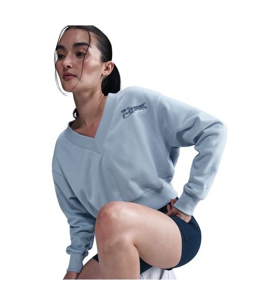 トレーナー スウェット NIKE/ナイキ W NSW PHNX FLC CROP VNECK/フェニックス Vネック クロップドフリース レディース NIKE トレーナー スウェット NIKE/ナイキ W NSW PHNX FLC CROP