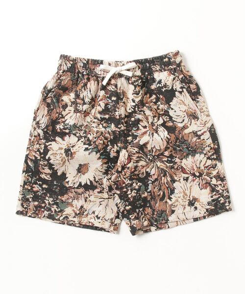 パンツ louren flower jacquard half pants louren flower jacquard half pants（cotton jacquard pants