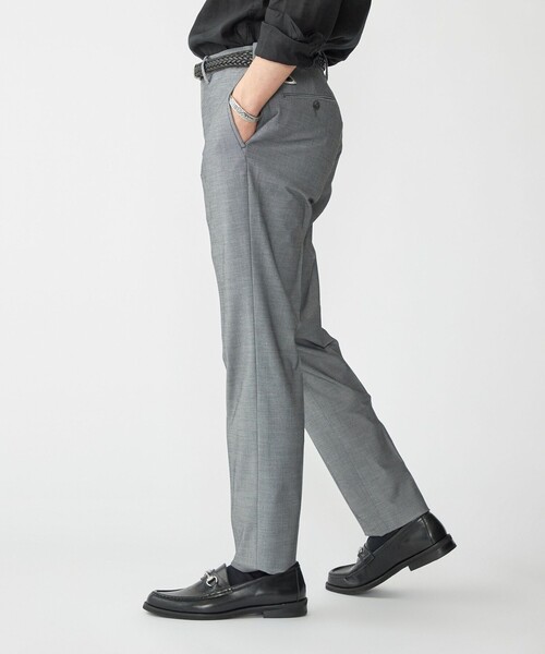 美品 PT01 イタリア製 シップス別注 コットンウールスラックス 50 XL SHIPS（シップス） パンツ SHIPS: コットン バーズアイ スラックス