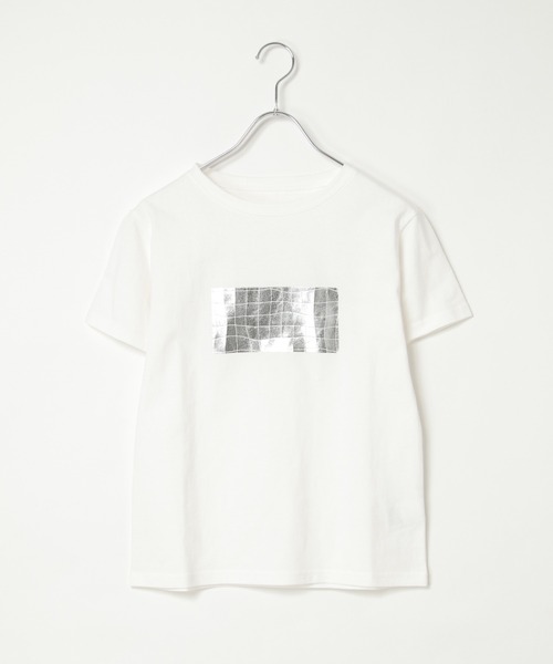 notch. tシャツ 半袖 箔プリントアソートTシャツ レディース