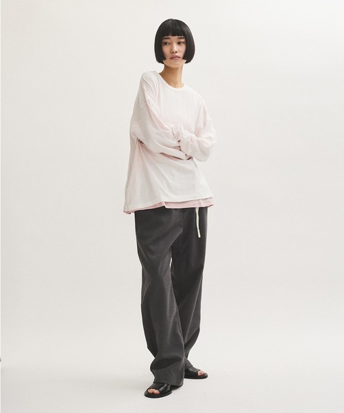 tシャツ 「Miller for ADAM ET ROPE' 」別注L/S SHEER TEE(2PACK) レディース Robert P. Miller tシャツ 「Miller for ADAM ET ROPE' 」別注L