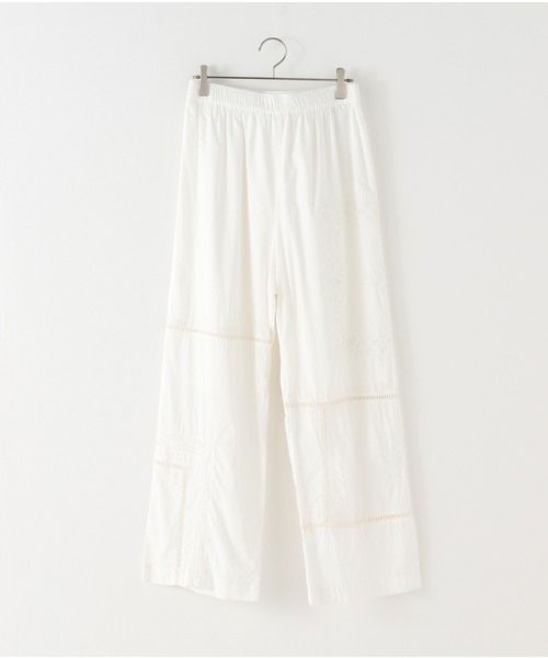 【期間限定】 JOURNAL エンブロイダリーパッチワークパンツ パンツ STANDARD パンツ
