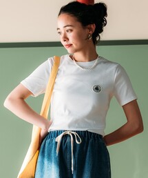 tシャツ PETIT BATEAU × FREAK'S STORE/プチバトー 別注 LOGO T-shirt/別注 ロゴTシャツ レディース PETIT BATEAU/別注 MINI LOGO T-shirt｜Daytona Park(FREAK'S