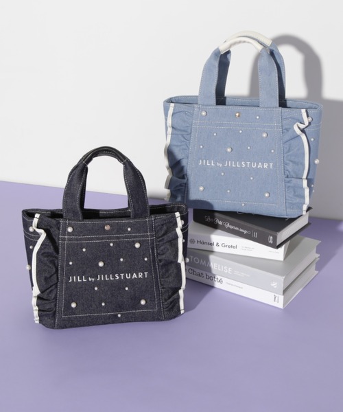 【JILL by JILL STUART】3Dパールフリルトートバッグ JILL by JILL STUART｜3Dパールフリルトートバッグ | Rakuten