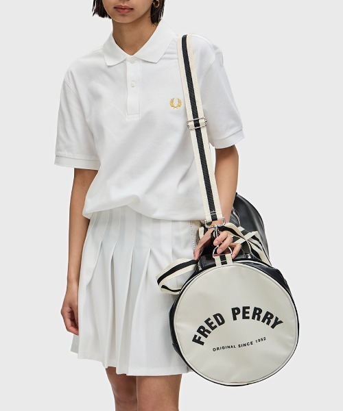 FRED PERRY ドラムバッグ Classic Large Barrel Bag／クラシック