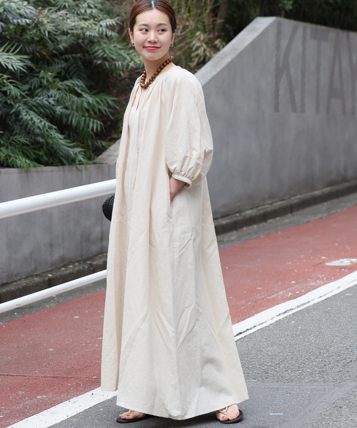 JOURNAL STANDARD relume ワンピース リネンコットンラグラン
