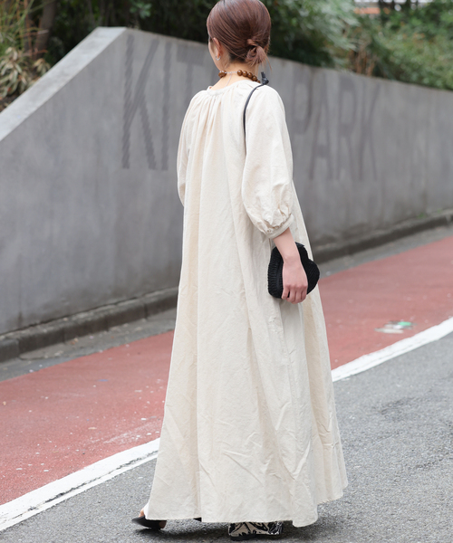 新品未使用JOURNAL STANDARD relumeリネンコットンワンピース JOURNAL STANDARD relume ワンピース リネンコットンラグラン