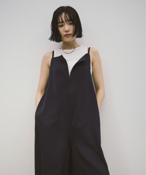 日本未入荷★Karen Millen コントラストオールインワン HANNE オールインワン 「Mikako collaboration」キャミワイド