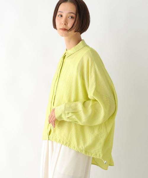 ブラウス シャツ ワイドカフスドロストシャツ レディース ブラウス シャツ サイドドロストブラウス レディース : ZOZOTOWN