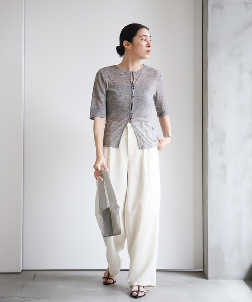 ALTEA 売れ筋商品|||アルテア Tシャツ トップス レディース Tops Brown DIAVEL tシャツ レーストップス レディース : ZOZOTOWN Yahoo!店