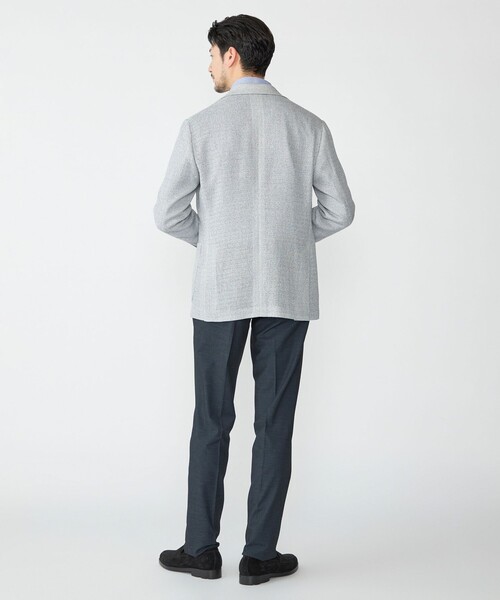 【極美品】SHIPS TEXBRIDメッシュジャケットXL グレー 洗える 春夏 SHIPS（シップス） ジャケット テーラードジャケット SHIPS: メッシュ