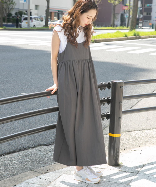 URBAN RESEARCH 新品 フレンチTシャツ×キャミワンピースセット ITEMS URBANRESEARCH ワンピース フレンチTシャツ×キャミ