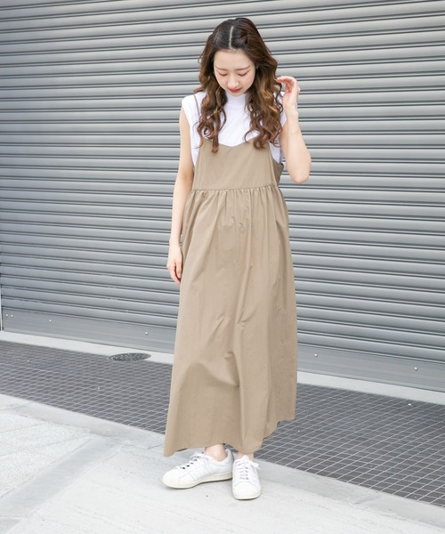 URBAN RESEARCH 新品 フレンチTシャツ×キャミワンピースセット ITEMS URBANRESEARCH ワンピース フレンチTシャツ×キャミ