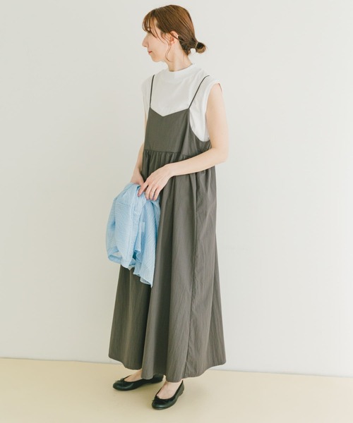 ITEMS URBANRESEARCH ワンピース フレンチTシャツ×キャミ