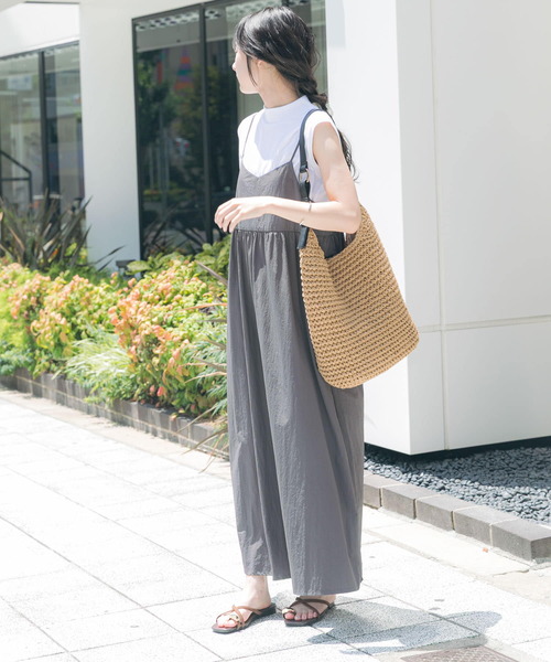 ITEMS URBANRESEARCH ワンピース フレンチTシャツ×キャミ