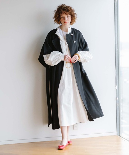 「DOUX ARCHIVES」 コート FREE アイボリー レディース_画像3