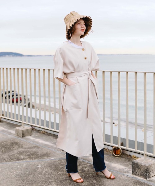 「DOUX ARCHIVES」 コート FREE アイボリー レディース_画像9