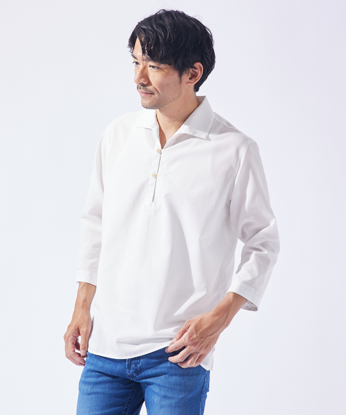 Damir doma リネンシャツ 七分 Damir doma リネンシャツ 七分