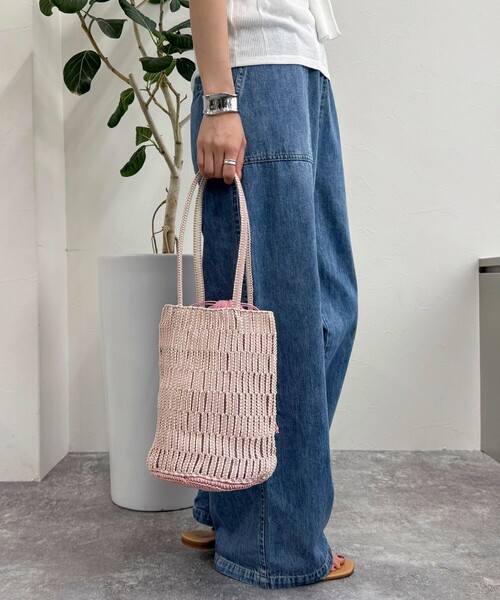 BAGMATI 編み込みデザイン かごバッグ The Bagmati かごバッグ カゴバッグ 「BAGMATI/バグマティ