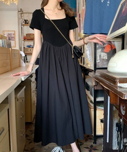 gossip!ロサンゼルス ワンピース YUGA スクエアカラー gossip!ロサンゼルス ワンピース YUGA スクエアカラー