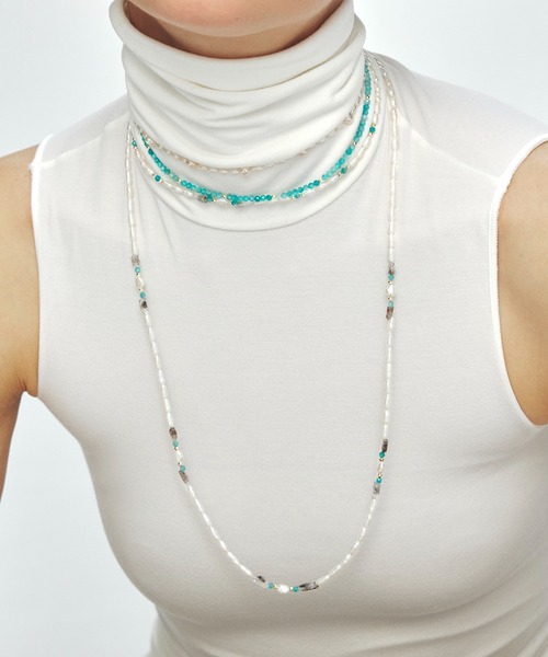 les bonbon（ルボンボン） ネックレス 「les bon bon」cave pearl long