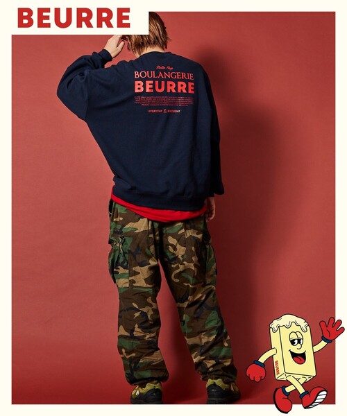 「FREAK'S STORE」 スウェットカットソー MEDIUM ブラック メンズ