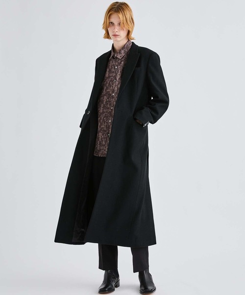 SHAREEF（シャリーフ） チェスターコート 2 ブラウン メンズ