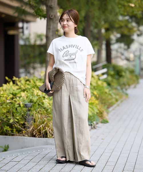 「RIDING HIGH」 半袖Tシャツ FREE ホワイト レディース_画像7