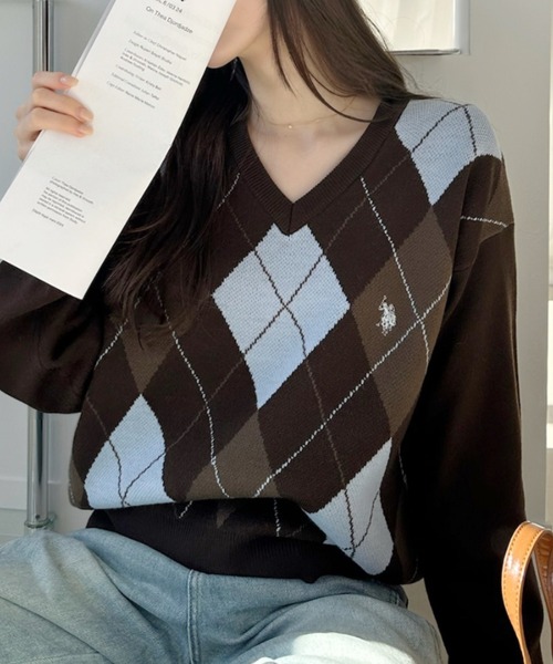 アーガイル ニットのおすすめ人気商品一覧 通販 - Yahoo!ショッピング