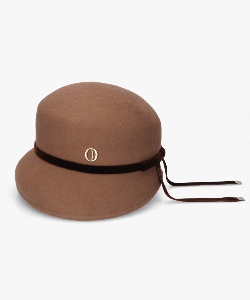 Chapeau d' O 帽子 ハット Back Ribbon Felt Cloche