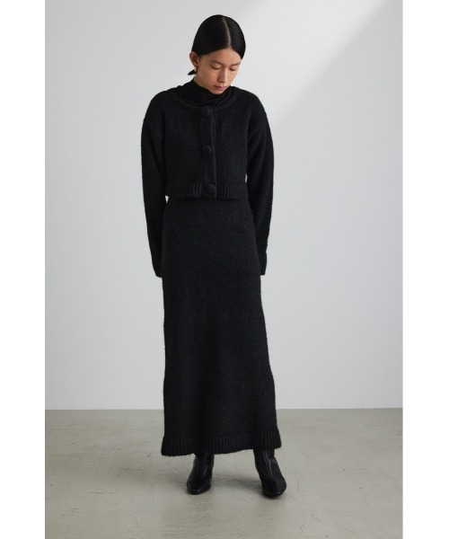 「STYLEMIXER」 ニットスカート SMALL ブラック レディース_画像2