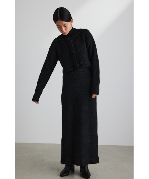 「STYLEMIXER」 ニットスカート SMALL ブラック レディース_画像4