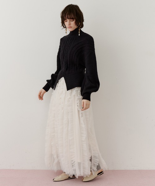 LA BELLE ETUDE（ラベルエチュード） スカート ボリュームチュール