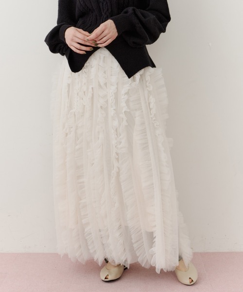 LA BELLE ETUDE（ラベルエチュード） スカート ボリュームチュール
