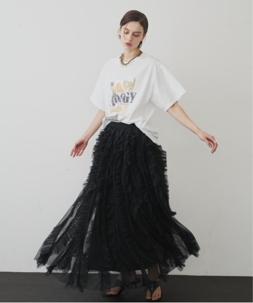 LA BELLE ETUDE（ラベルエチュード） スカート ボリュームチュール