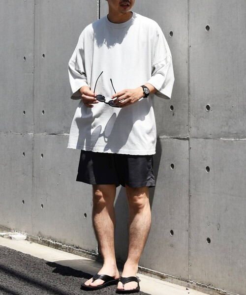 「SHIPS any」 半袖Tシャツ SMALL ホワイト メンズ