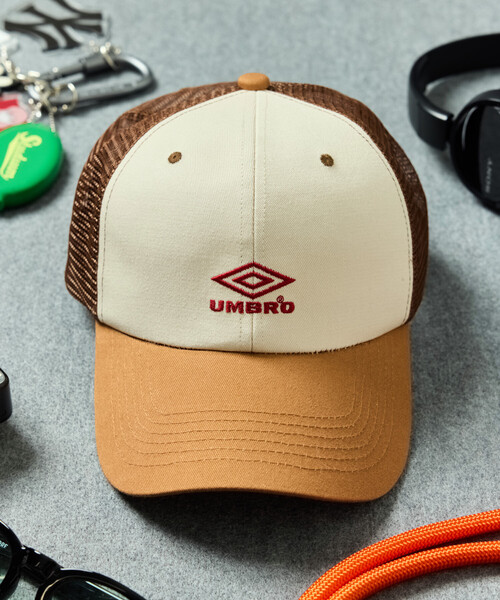 umbro（アンブロ） キャップ 帽子 「新色追加」SP Mesh Logo Cap/別注