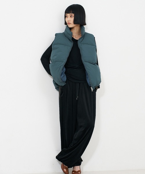 NOMINE（ノミネ） ダウンベスト ベスト ボリューム パファーダウン