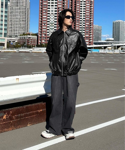 「sedacle」 加工デニムパンツ MEDIUM インディゴブルー メンズ