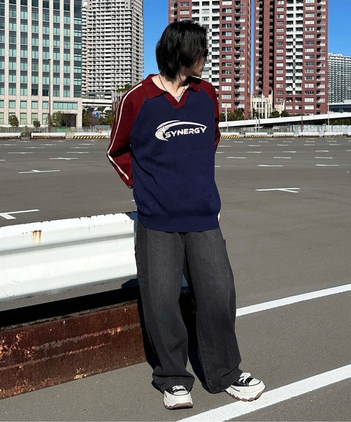 「sedacle」 加工デニムパンツ MEDIUM インディゴブルー メンズ