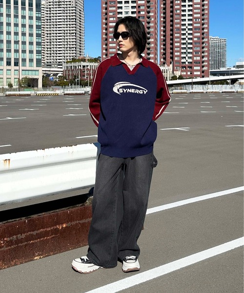 「sedacle」 加工デニムパンツ MEDIUM インディゴブルー メンズ