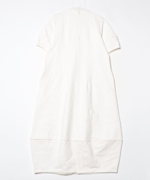 UN3D. / 半袖ワンピース/36/ポリエステル/WHT/無地/522230300201-01 UN3D.」 半袖ワンピース 36 ホワイト レディース