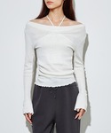tシャツ off shoulder strap...の詳細画像2