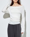tシャツ off shoulder strap...の詳細画像3